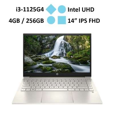 Laptop HP Pavilion 14-dv0516TU (46L88PA) (i3-1125G4) (Vàng)